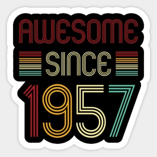 Vintage Awesome Since 1957 Sticker